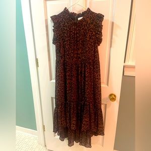Karlie leopard print dress